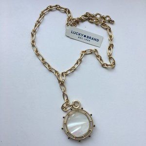Lucky Brand Lariat Necklace (V348a)